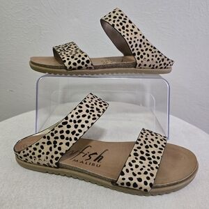 Blowfish Malibu Monro Animal Print Slide Sandals